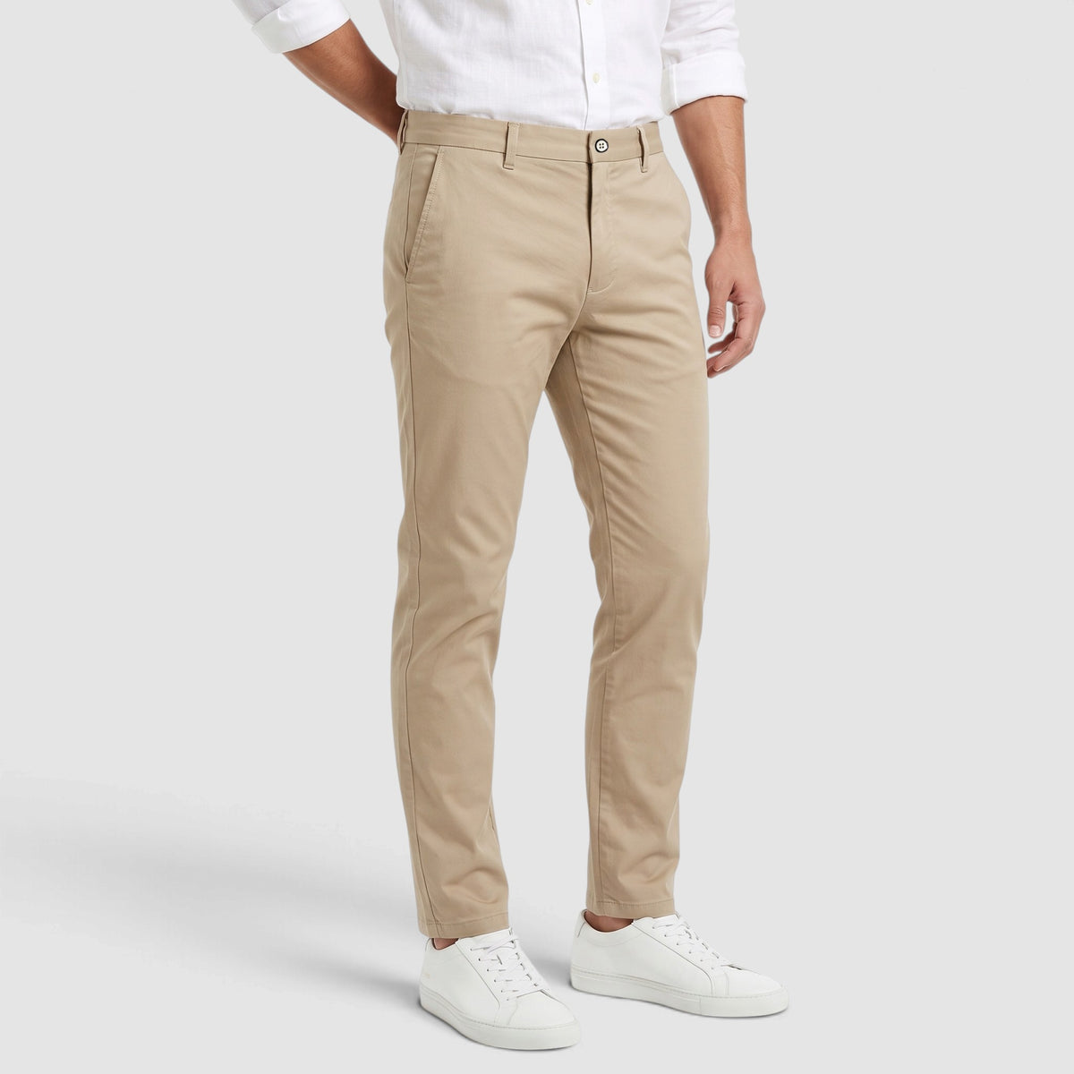 Men’s Slim Fit Casual Chino Pants – Stretch Straight Leg Trousers