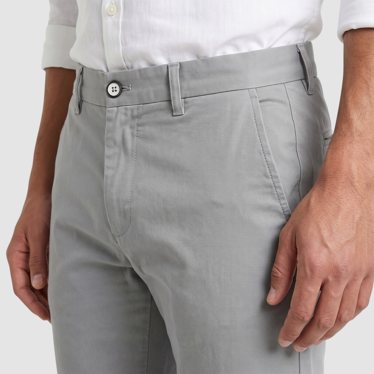 Men’s Slim Fit Casual Chino Pants – Stretch Straight Leg Trousers