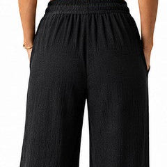 WeFind | Women's High Waisted Wide Leg Casual Drawstring Pants
