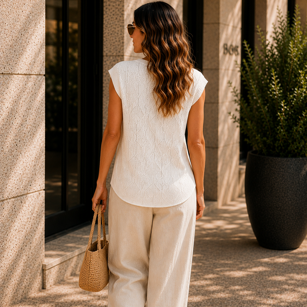 Women's Knit Sweater Vest Casual Layering Top