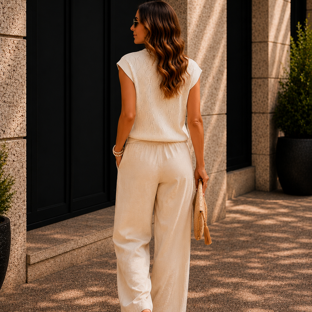 Women's Relaxed Resort Wide Leg Trousers