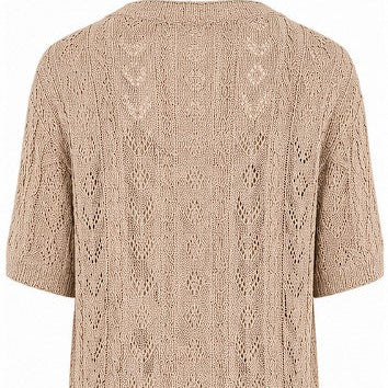 WeFind | Women's Coastal Breeze Open Knit Cardigan