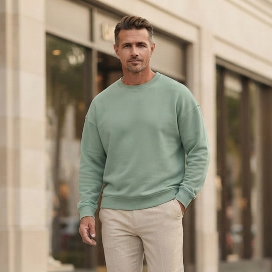 Men's Casual Crew Neck Sweatshirt