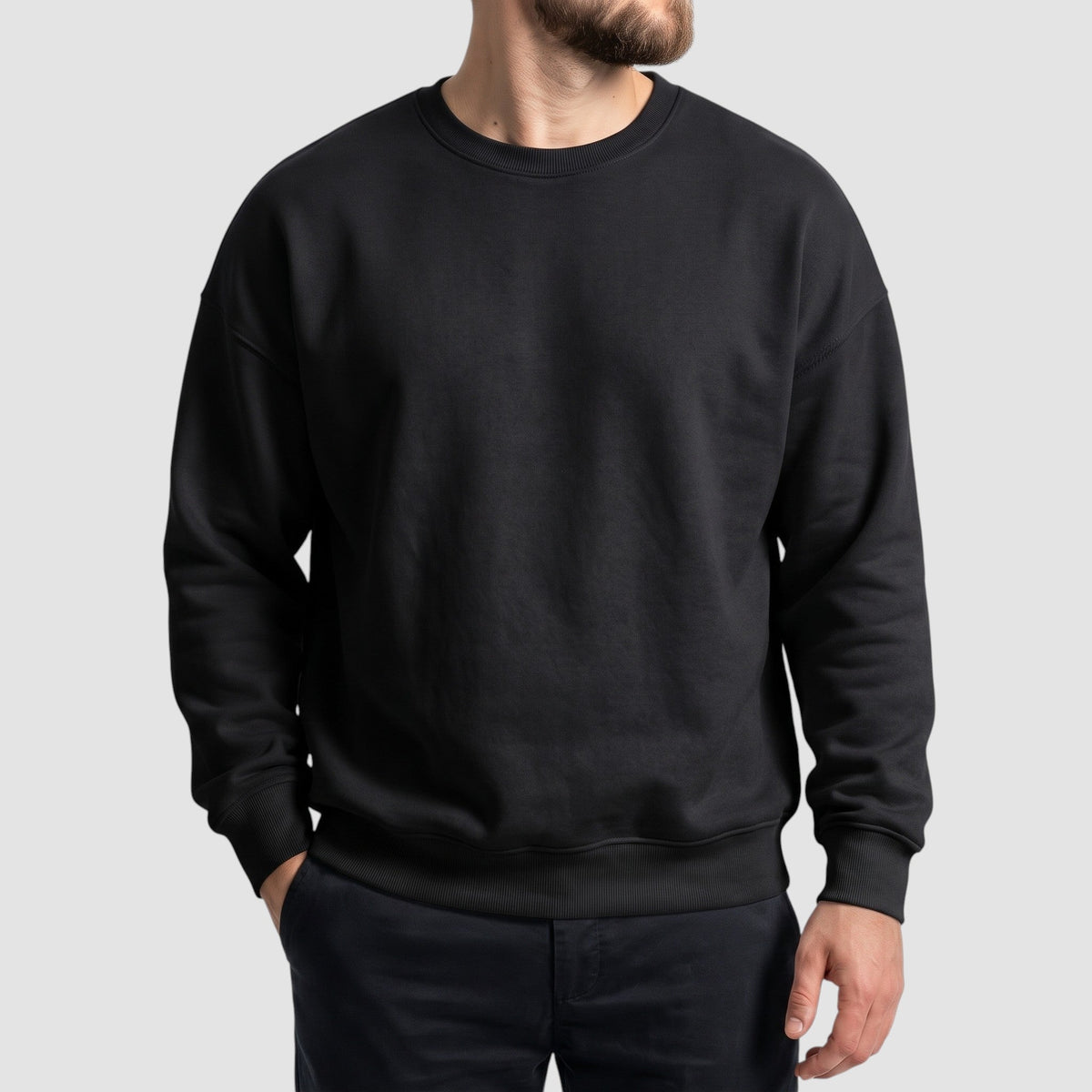 Men's Casual Crew Neck Sweatshirt