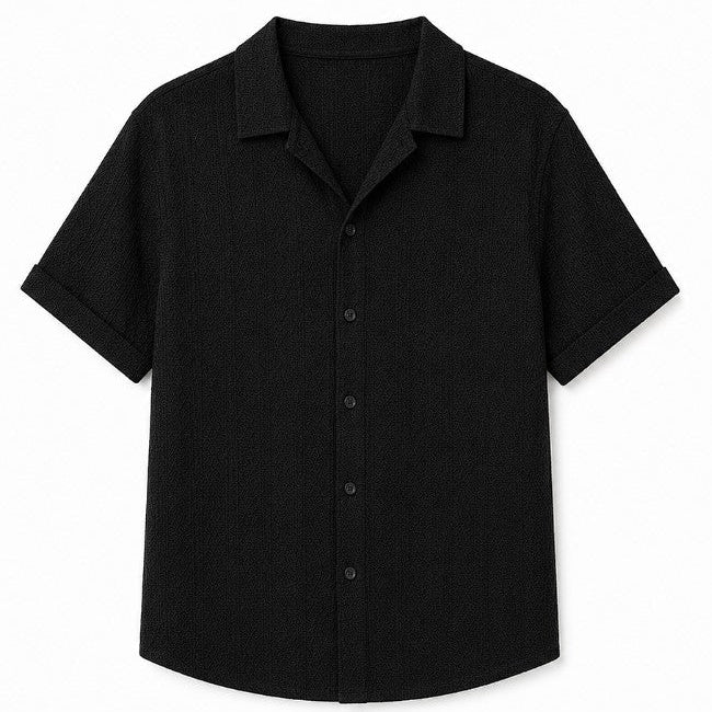 WeFind | Men's Linen Blend Button Down Shirt