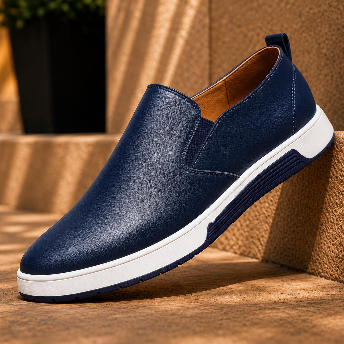 Men's Casual Leather Sneaker