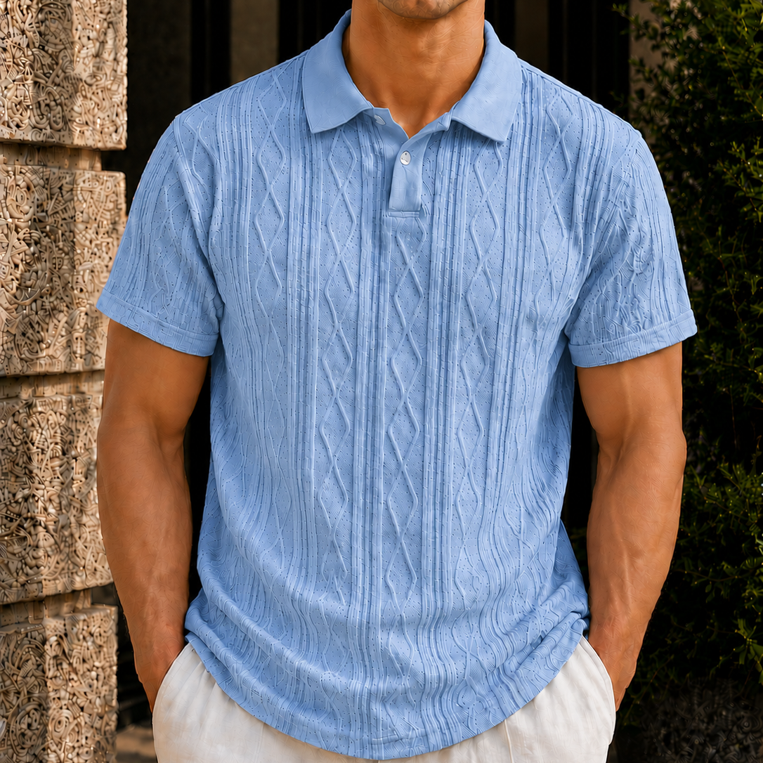 Men's Knit Polo Shirt