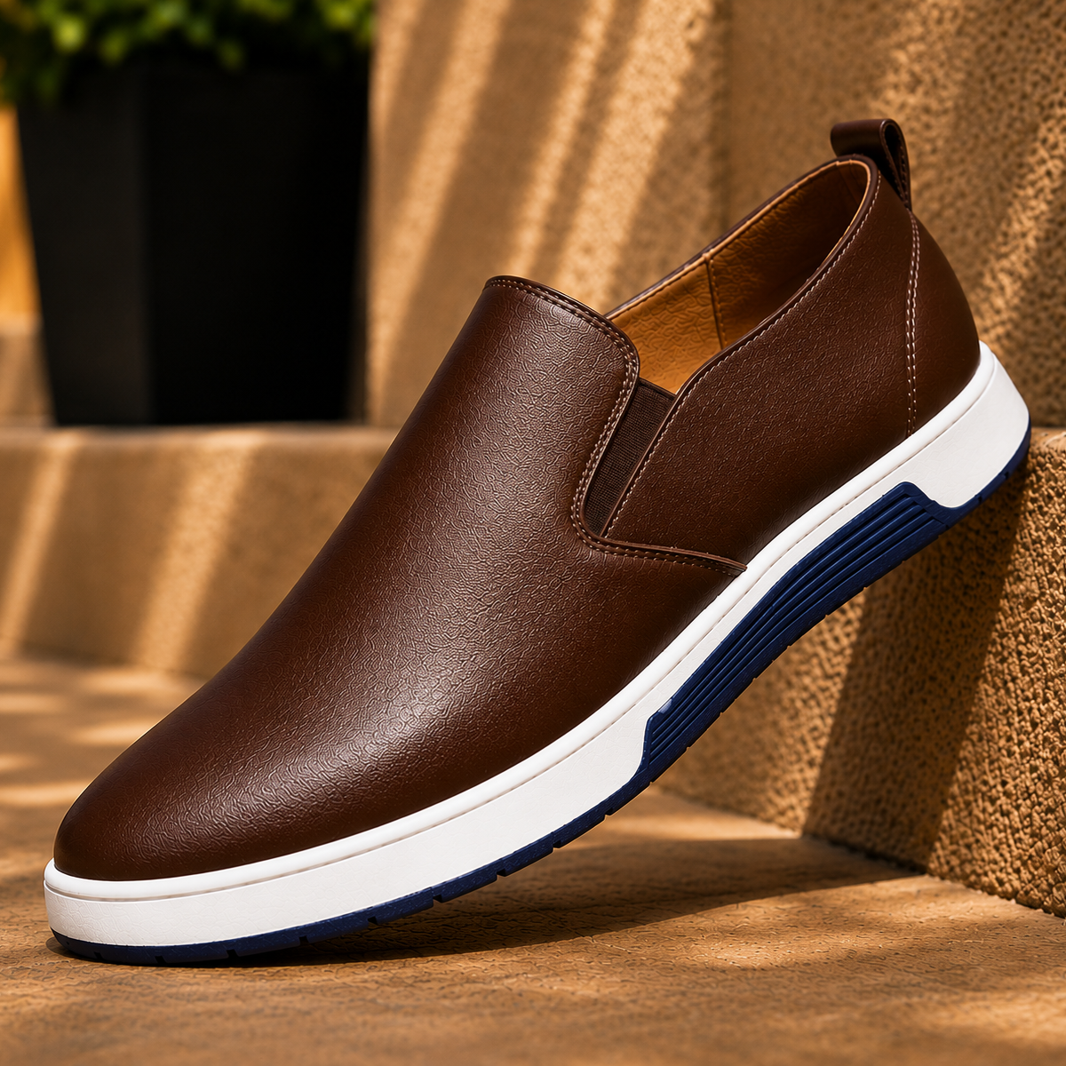 Men's Casual Leather Sneaker