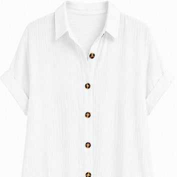 WeFind | Women's Short Sleeve Shirt Dress