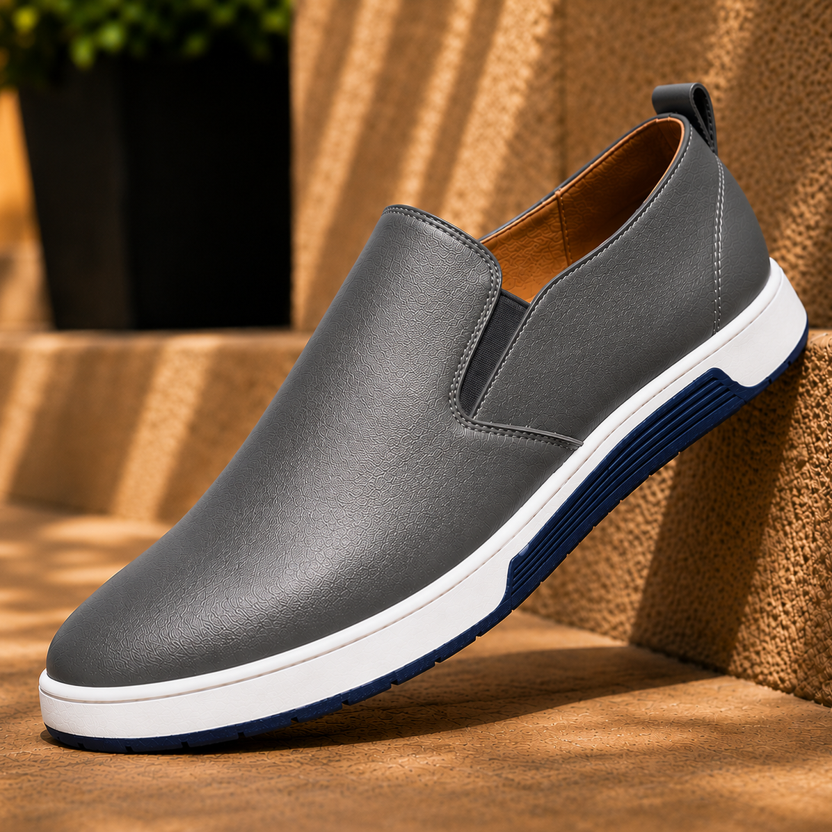 Men's Casual Leather Sneaker