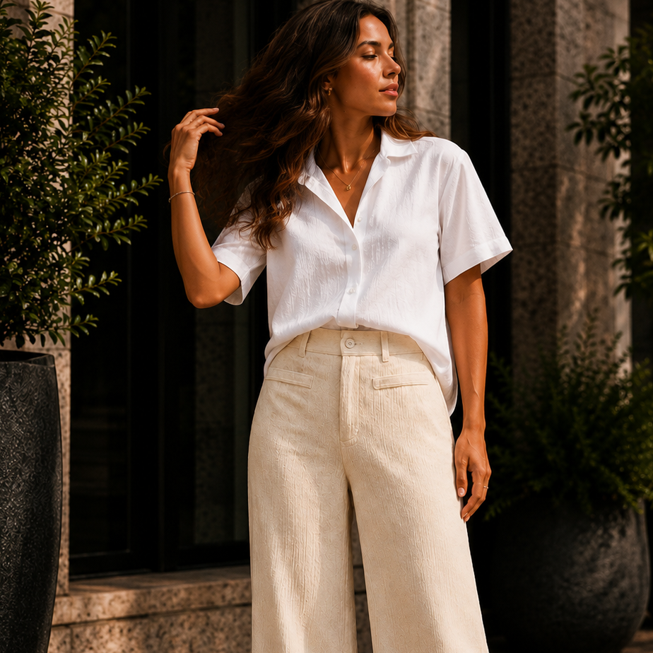 Women's High Waist Wide Leg Pants