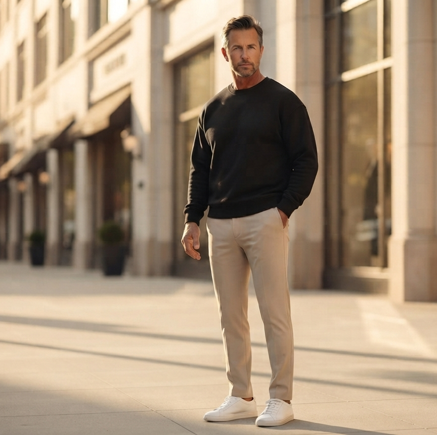 Men's Casual Crew Neck Sweatshirt
