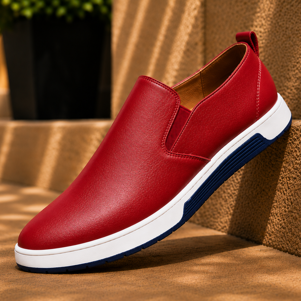 Men's Casual Leather Sneaker