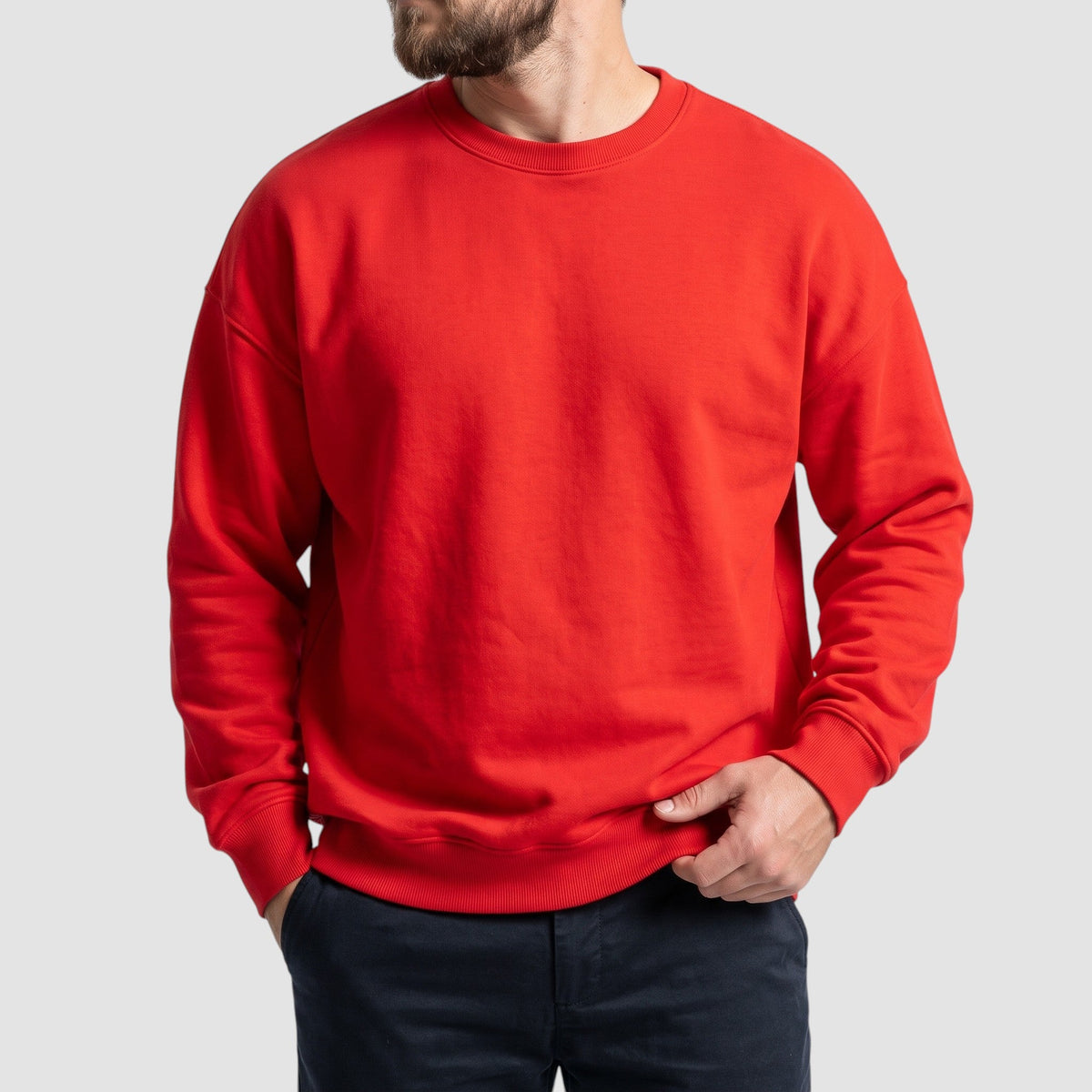 Men's Casual Crew Neck Sweatshirt
