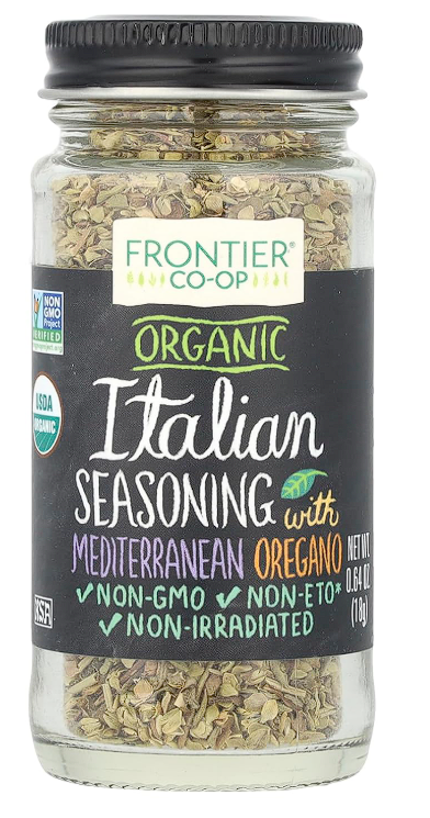 Frontier Italian Seasoning Certified Organic, 0.64-Ounce Bottle