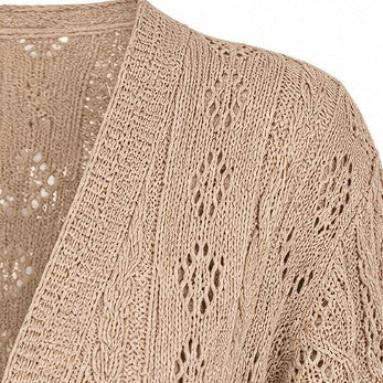 WeFind | Women's Coastal Breeze Open Knit Cardigan