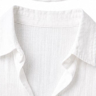 WeFind | Women’s Oversized Linen Look Button Up Blouse