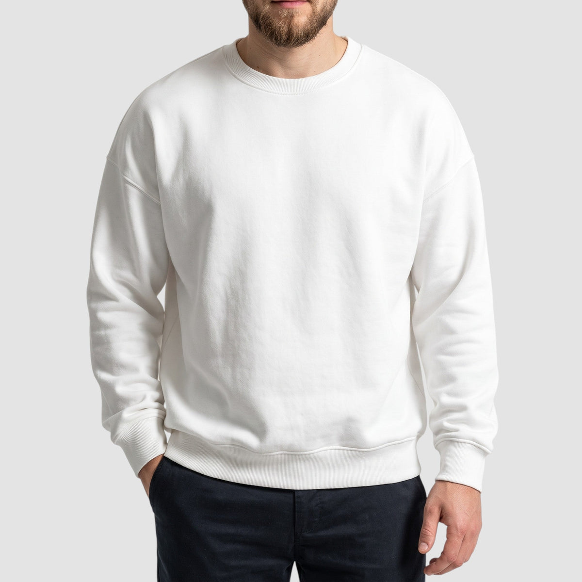Men's Casual Crew Neck Sweatshirt