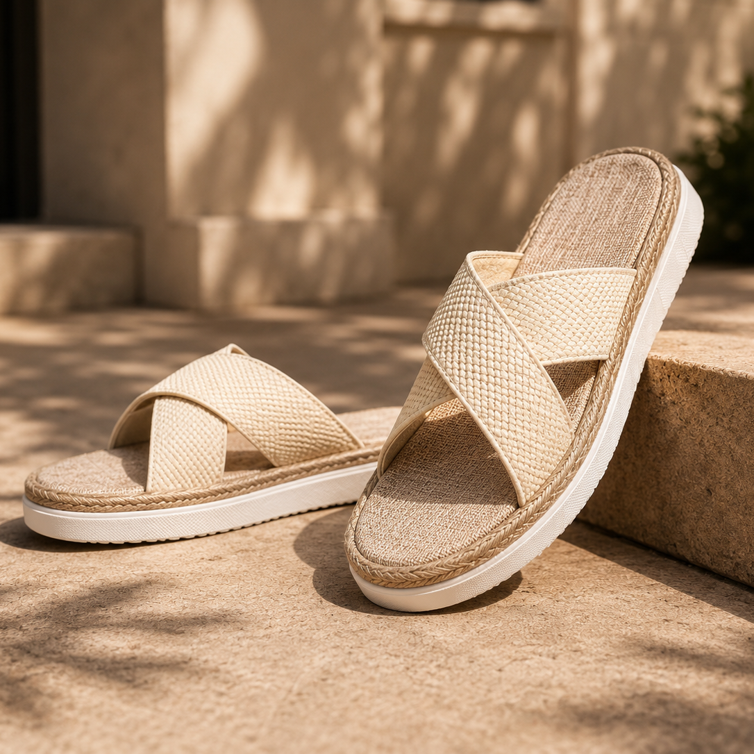 Women's Cross Strap Platform Sandals