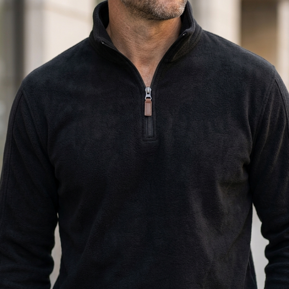Men’s Quarter Zip Pullover Sweater