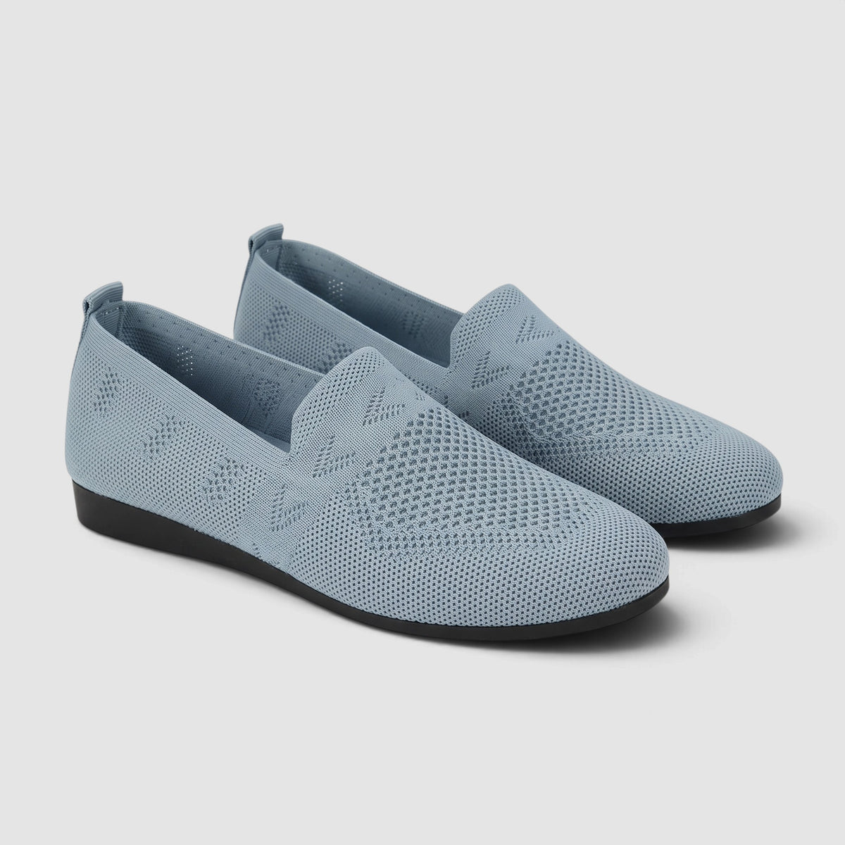 Women’s Comfortable Slip-On Flats – Lightweight Knit Shoes