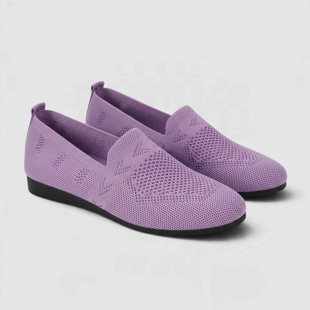Women’s Comfortable Slip-On Flats – Lightweight Knit Shoes