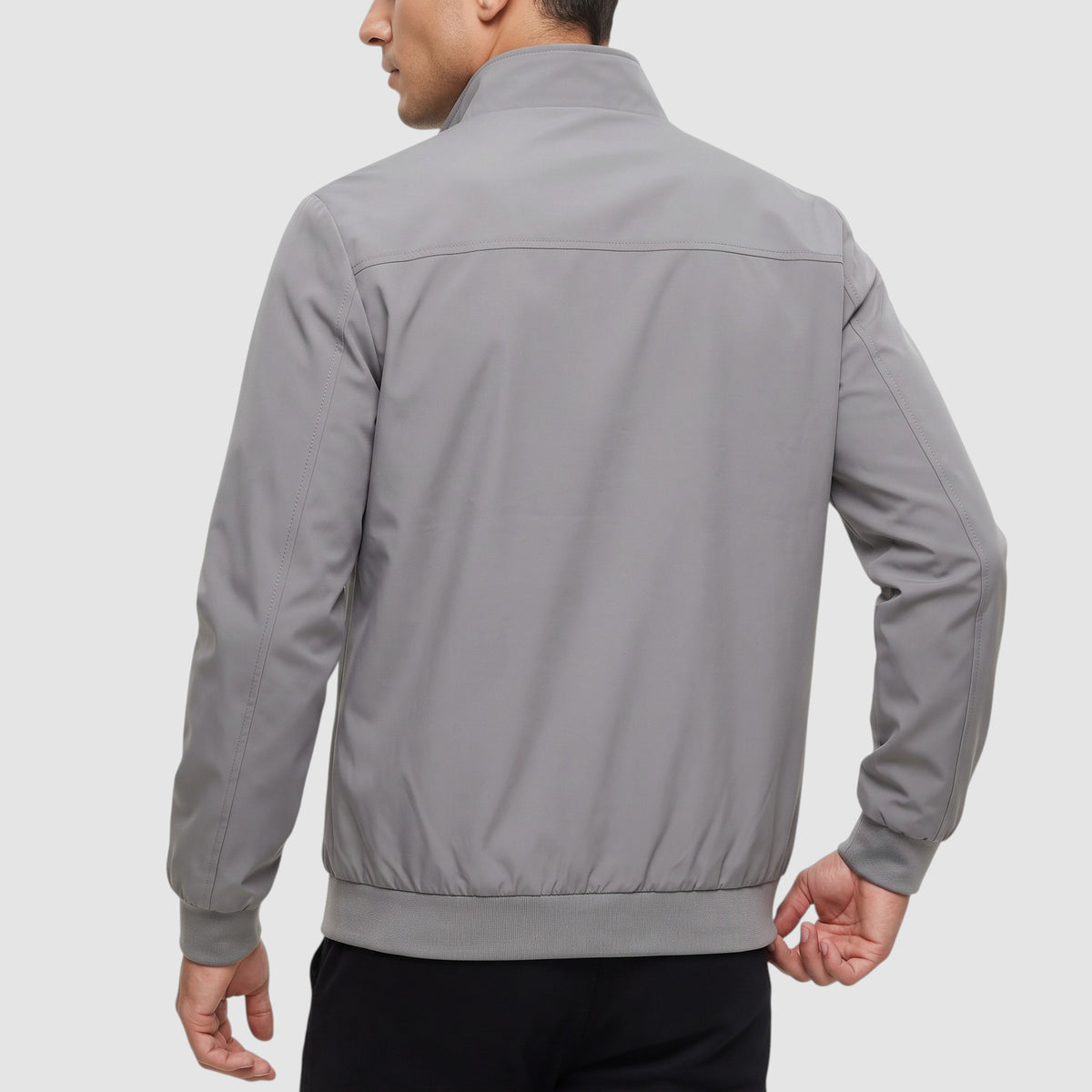 Men’s Modern Casual Zip-Up Jacket