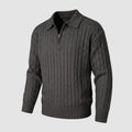 Men’s Cable Knit Quarter-Zip Sweater