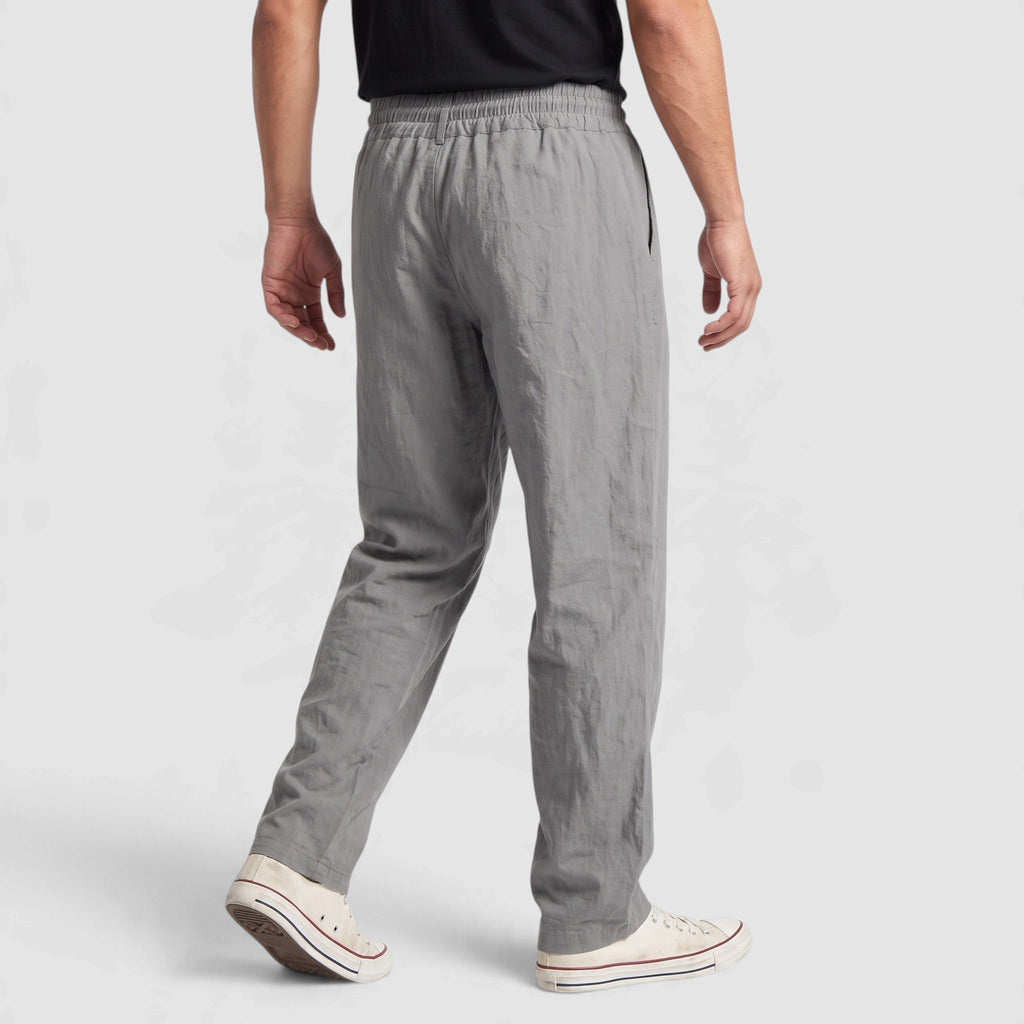 Men's Lightweight Drawstring Linen Blend Pants