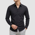 Men’s Slim Fit Long Sleeve Button-Down Dress Shirt