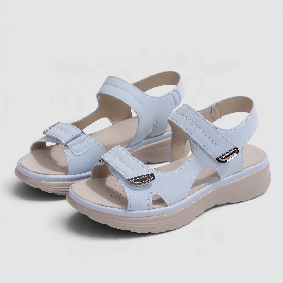 Women’s Adjustable Everyday Sandals – Thick Sole Walking Sandals
