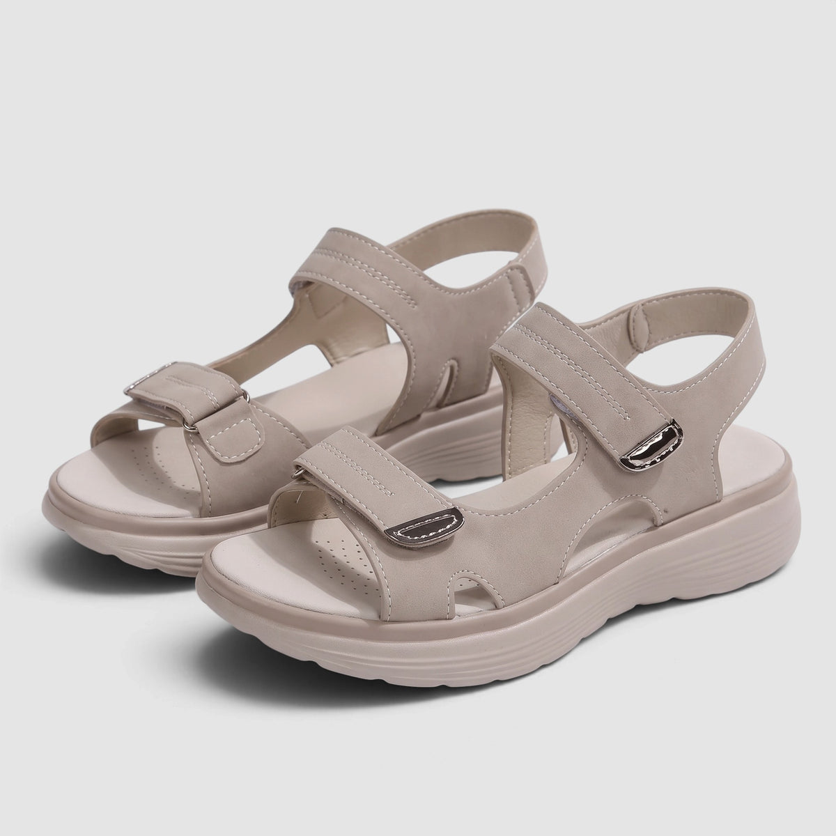 Women’s Adjustable Everyday Sandals – Thick Sole Walking Sandals