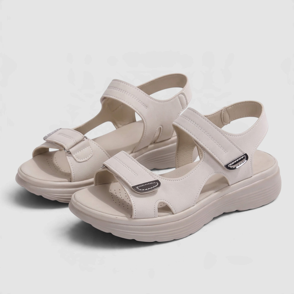 Women’s Adjustable Everyday Sandals – Thick Sole Walking Sandals