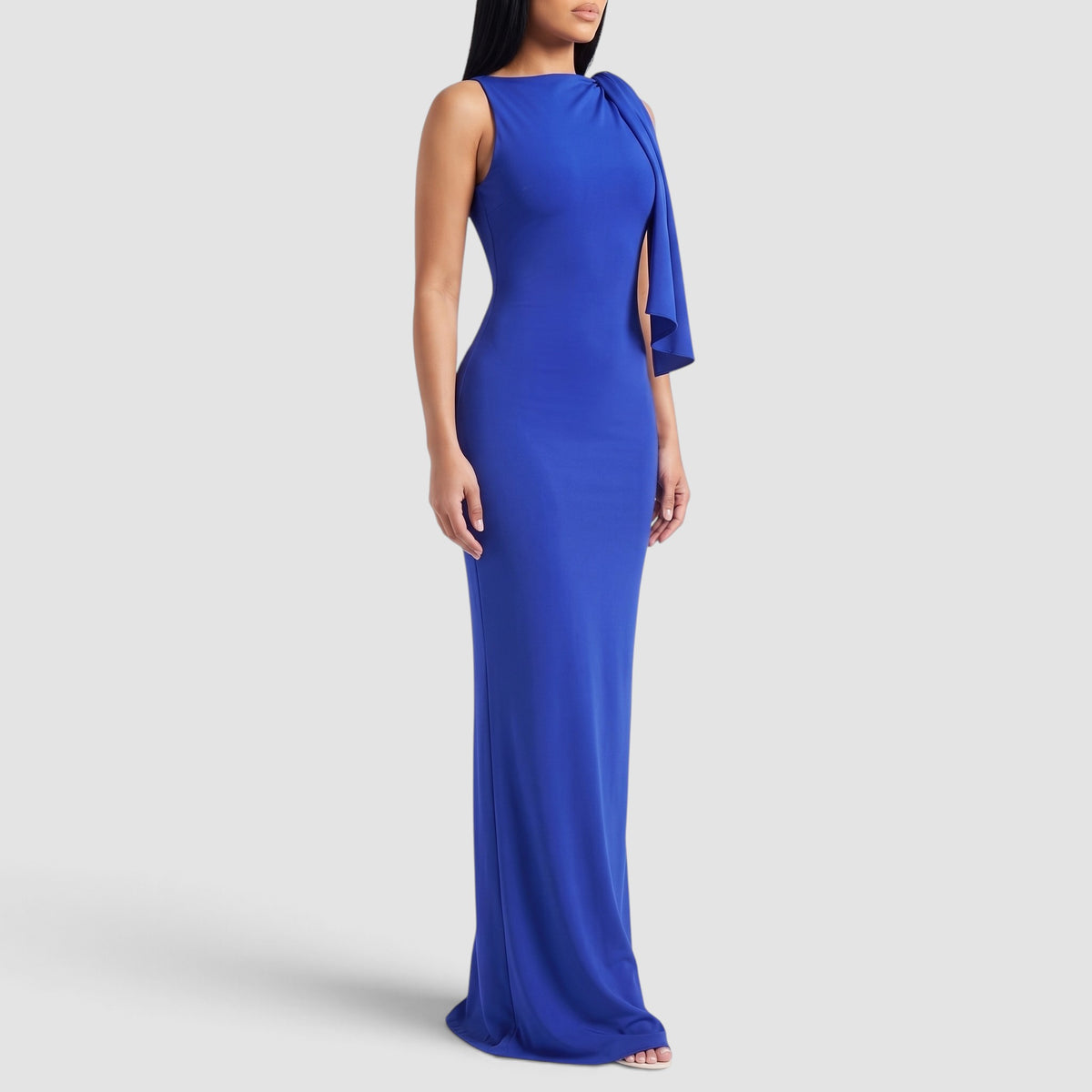 Women's One Shoulder Maxi Dress
